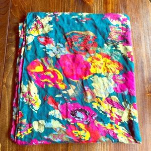 Floral Print Infinity Scarf